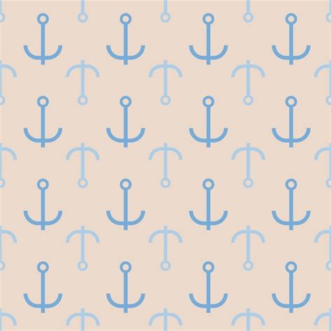 Premium Vector Seamless Pattern With Nautical Anchors