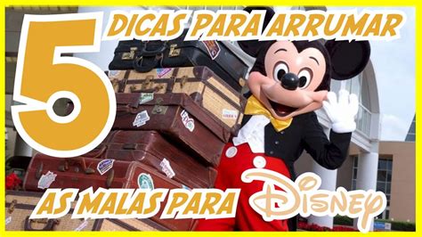 Top 5 Dicas Arrumando As Malas Para A Disney Focando Em Orlando