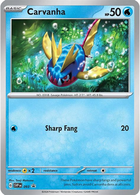 Pokémon Card Database Sv Promos 93 Carvanha