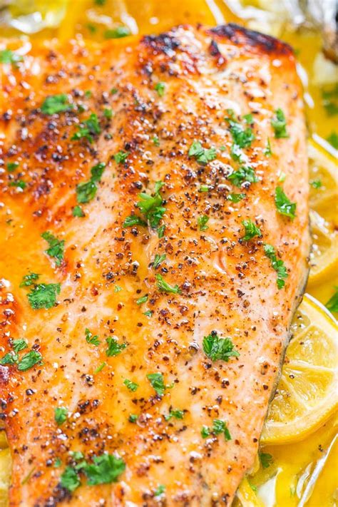 Quick And Easy Baked Honey Lemon Salmon Averie Cooks