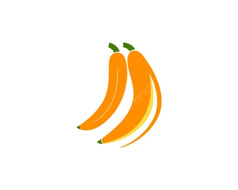 Banana Logo Vector Template Refreshment Freshness Tropical Png And