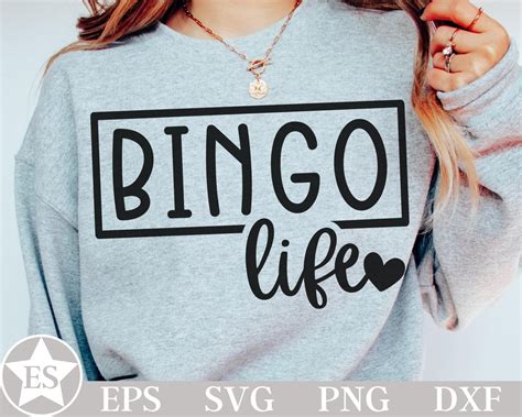 Bingo SVG Cut File Bingo SVG Cute Bingo Player Svg Bingo Png Bingo Player Png Bingo Life Design ...