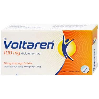 Thuốc Voltaren 100mg điều trị viêm khớp dạng thấp 5 viên