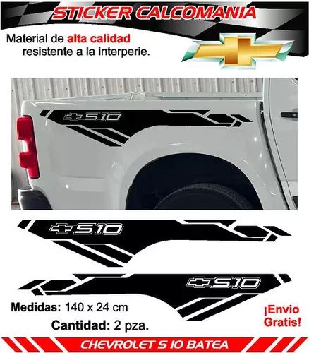 Sticker Calcomania Chevrolet S10 Batea Meses Sin Intereses