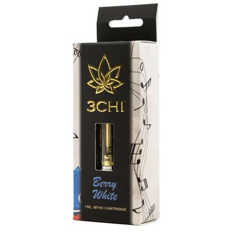 Berry White Delta 8 Pre Filled Vaporizer Cartridge 3Chi Copper