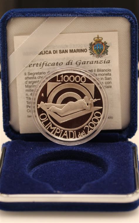 Monete Da Collezione San Marino Lira Commemorative In Argento FS