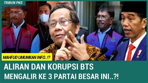 ISTANA GEMPAR Mahfud MD Umumkan Info Aliran Dana Korupsi BTS Mengalir