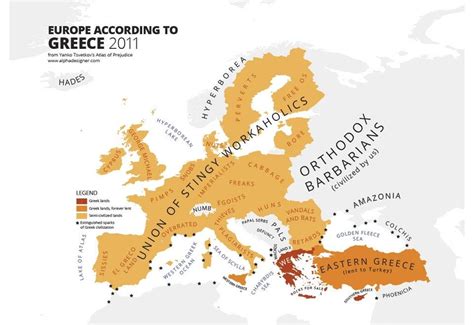 Hilarious Stereotype Maps Cleverly Reveal Cultural Differences Funny