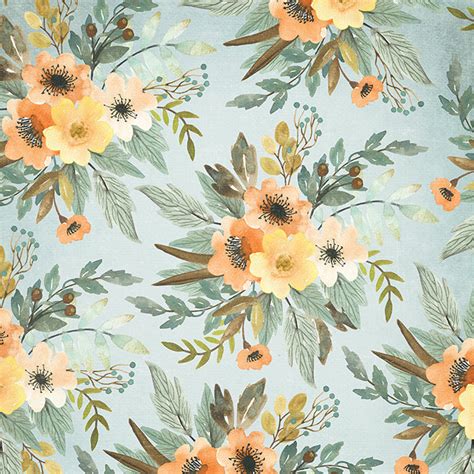 Fall Floral Photography Backdrop Vinyl Autumn Background Photo Props