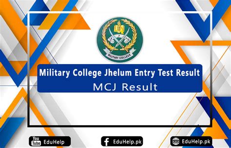 Military College Jhelum Entry Test Result 2022 MCJ Result