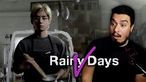 V Rainy Days MV BTS 뷔 방탄소년단 REACTION Taehyung YouTube