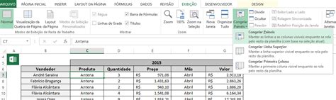 Voc Sabe Como Congelar Pain Is No Excel Aprenda Agora Mesmo