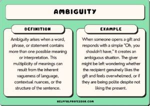 18 Ambiguity Examples (2024)