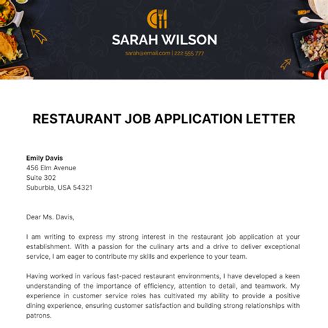 Free Job Application Letter Templates And Examples Edit Online And Download