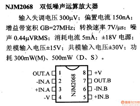 2068dd运放引脚图082d运放参数引脚图 伤感说说吧