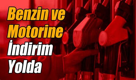 Benzin ve motorine indirim yolda Köroğlu Gazetesi Bolu son dakika