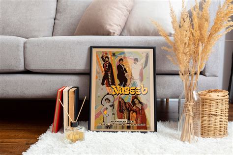 Naseeb Movie Poster, Desi Wall Art, Bollywood Movie Poster, Retro ...