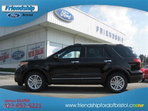 2013 Tuxedo Black Metallic Ford Explorer Xlt 4wd 69622218 Photo 17