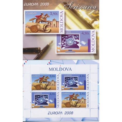 Europa Cept Moldavia Moldova Libretto La Lettera Mnh