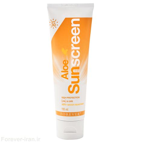 فوراور ایران ضد آفتاب جدید فوراور ضدلک و آبرسان Aloe Sunscreen new