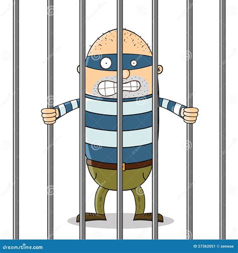 In Jail Cartoon Vector | CartoonDealer.com #52788575