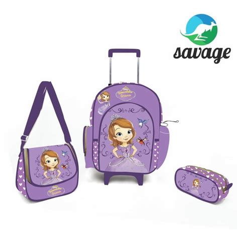 Kit Mochila Escolar Personalizada Princesa Sofia Elo7