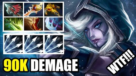 Wtf K Demage Drow Ranger Record Divine Rapier Vs Slark Pro Gameplay