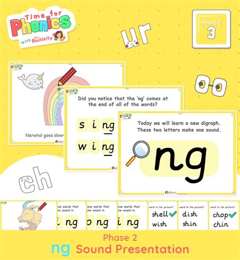 Phase 3 Phonics Lesson Presentation Ng Sound Phase 3 Phonics Resources