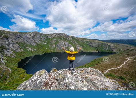 Travel In Cradle Mountain NP Tasmania Australia Stock Photo Image