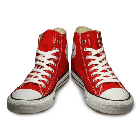 Converse All Star Red White Canvas Mens Womens Trainers Sneakers Shoes Size 3-12 | eBay