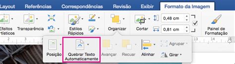 Quebrar Texto Ao Redor De Uma Imagem No Word Suporte Do Office