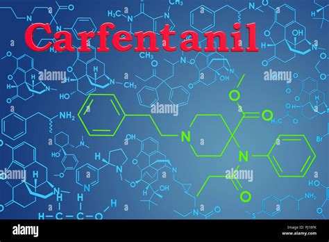 El Carfentanil O Carfentanyl F Rmula Qu Mica Estructura Molecular D