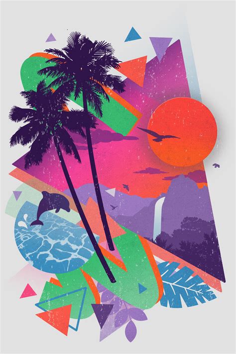 Pin By Kara Sanders On Graphic Inspo Tropical Illustration Tropical