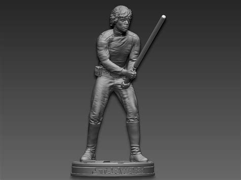 Star Wars Luke Skywalker 3d Model 3d Printable Cgtrader