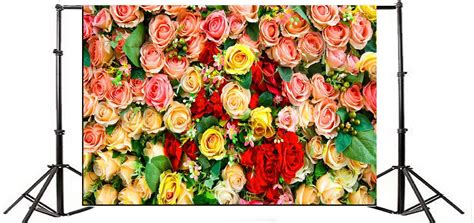 Amazon Yeele 6x4ft Colourful Bright Rose Flowers Backdrop