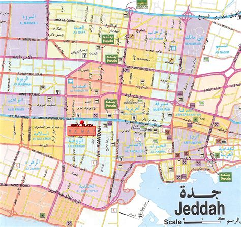 Jeddah city Map - jeddah saudi arabia • mappery