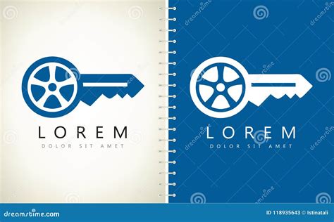 Car key logo stock vector. Illustration of accessory - 118935643