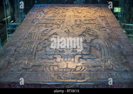 Pakal Tomb In The Museum Of Palenque Chiapas Mexico Stock Photo Alamy