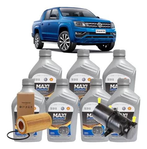 Kit Troca Óleo Filtro De Óleo E Combusti Amarok 2 0 Diesel