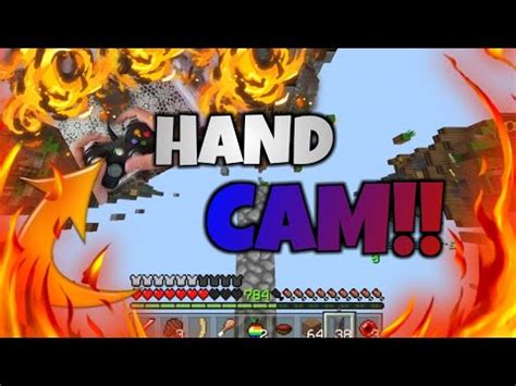 Hand Cam Minecraft Brokenlens Skywars Youtube