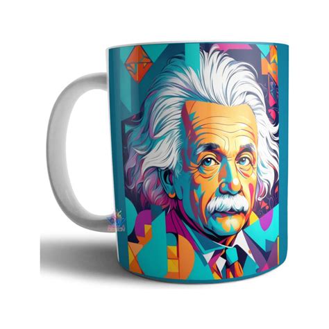 Taza De Cerámica Albert Einstein Ciencia Física Matemáticas