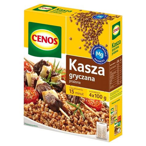 Cenos Kasza gryczana prażona 400 g 4 x 100 g Zakupy online z