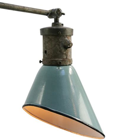 Industrielle Vintage Wandlampe Aus Emaille Gusseisen Bei Pamono Kaufen