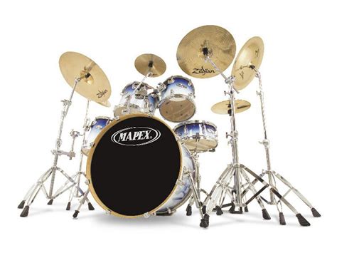 My Free Wallpapers - Music Wallpaper : Drum Set