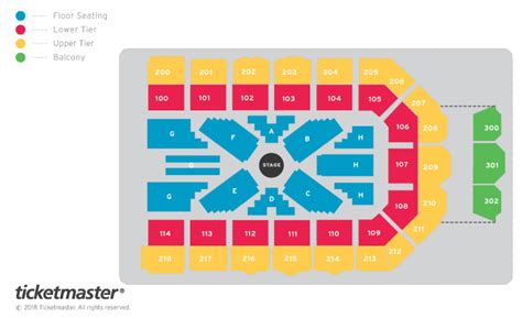 Russell Howard- Respite Seating Plan - Metro Radio Arena