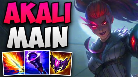 Challenger Akali Main Carries His Team Challenger Akali Mid Gameplay