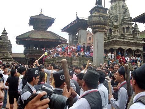 Gai Jatra Festival in Bhaktapur