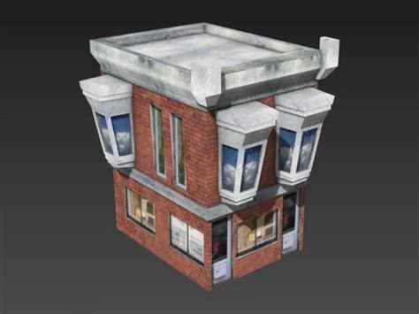 Low Poly House Free 3d Model - .Max, .Obj - Open3dModel