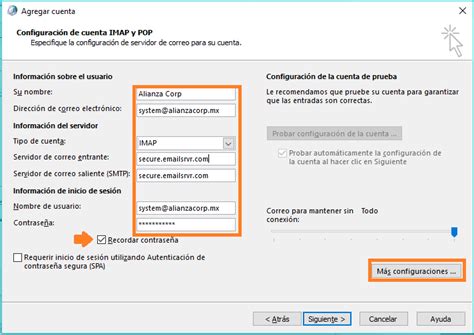 Configuraci N Manual De Cuenta Imap En Outlook Alianza Corp Nubit