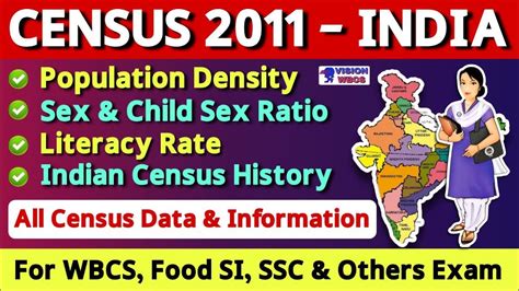 Census Of India 2011 Full Information ভারতের আদমশুমারি 2011 সমস্ত তথ্য Census 2011 Notes